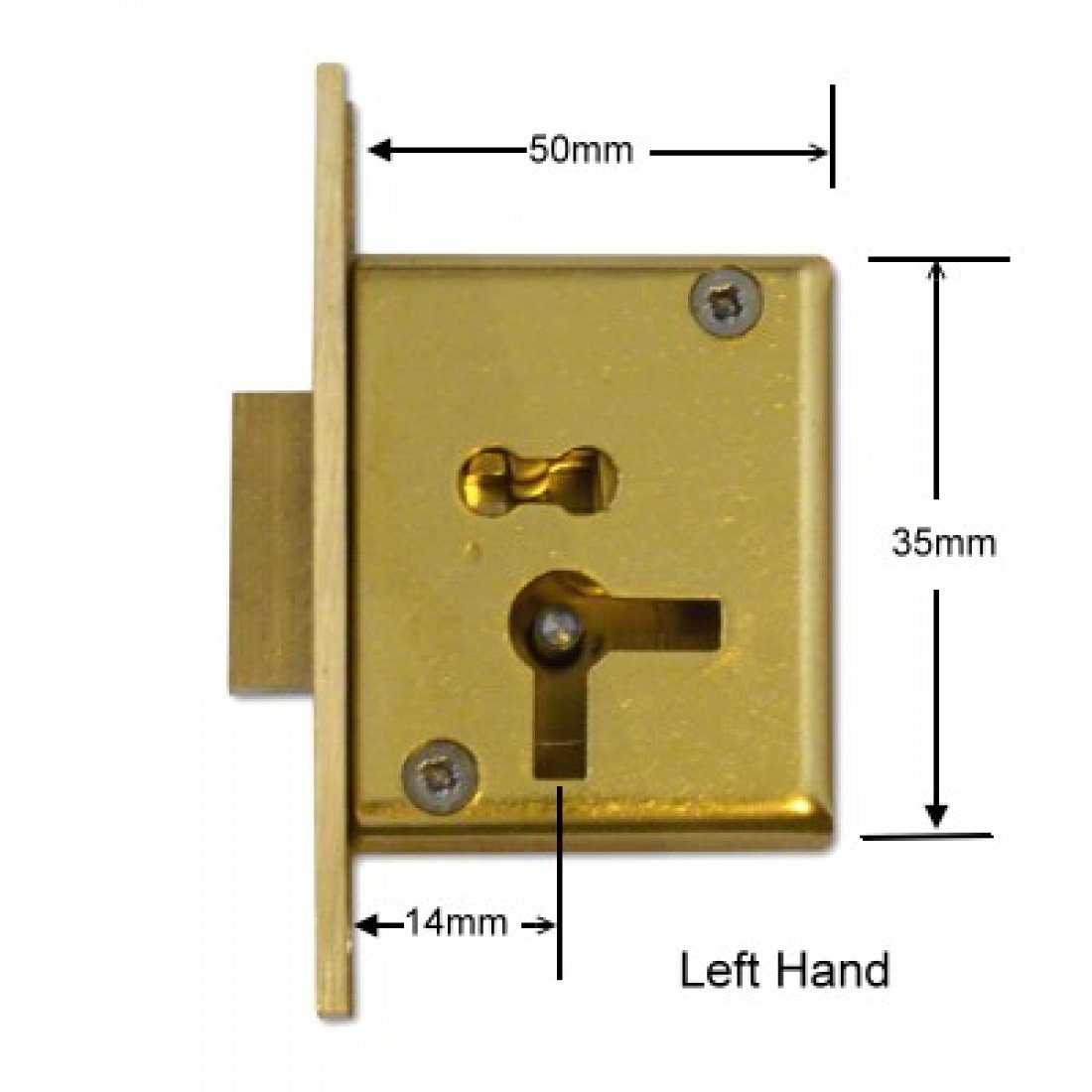 Asec 15 4 Lever Cut Cupboard Lock